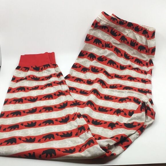 Lil Papa Bear Pajamas Set Cora L Bee Size Medium 100% Cotton - Picture 7 of 11